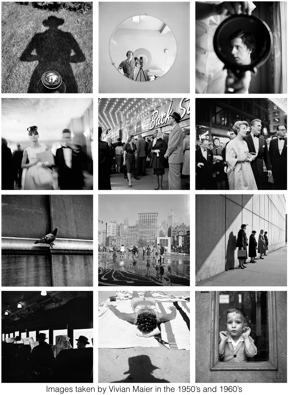 Vivian Maier images 50s and 60s