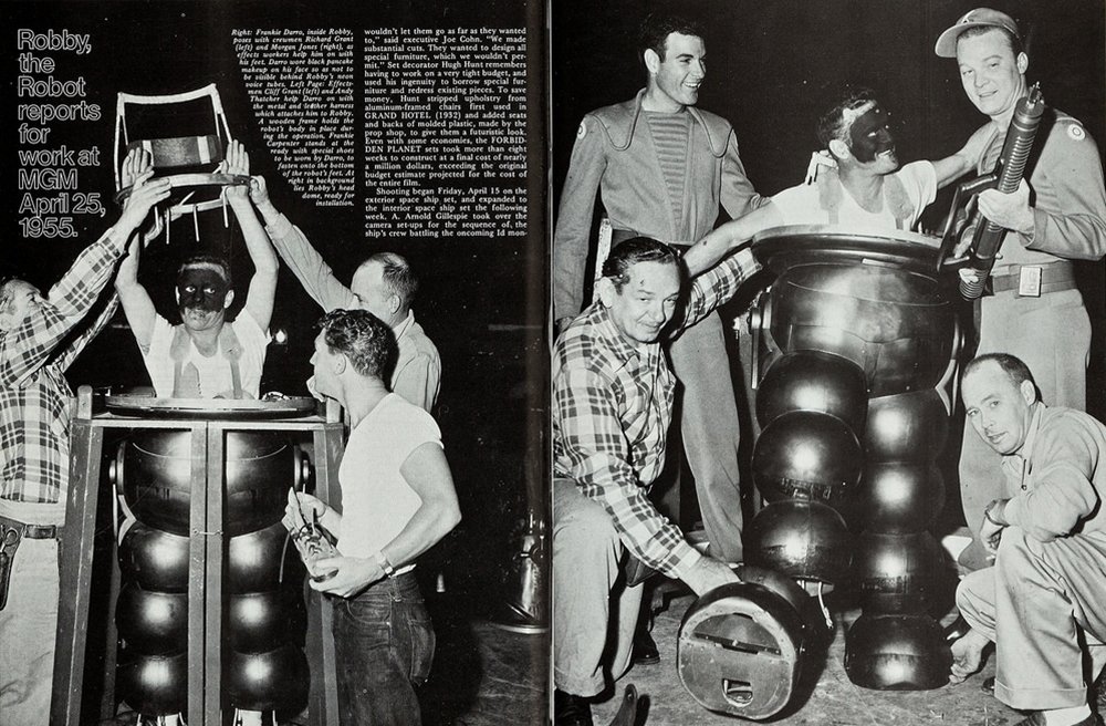 Frankie Darro as Robby The Robot 1955