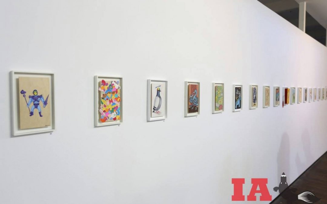 Illustrators Australia 9×5 Exhibition Opening Night