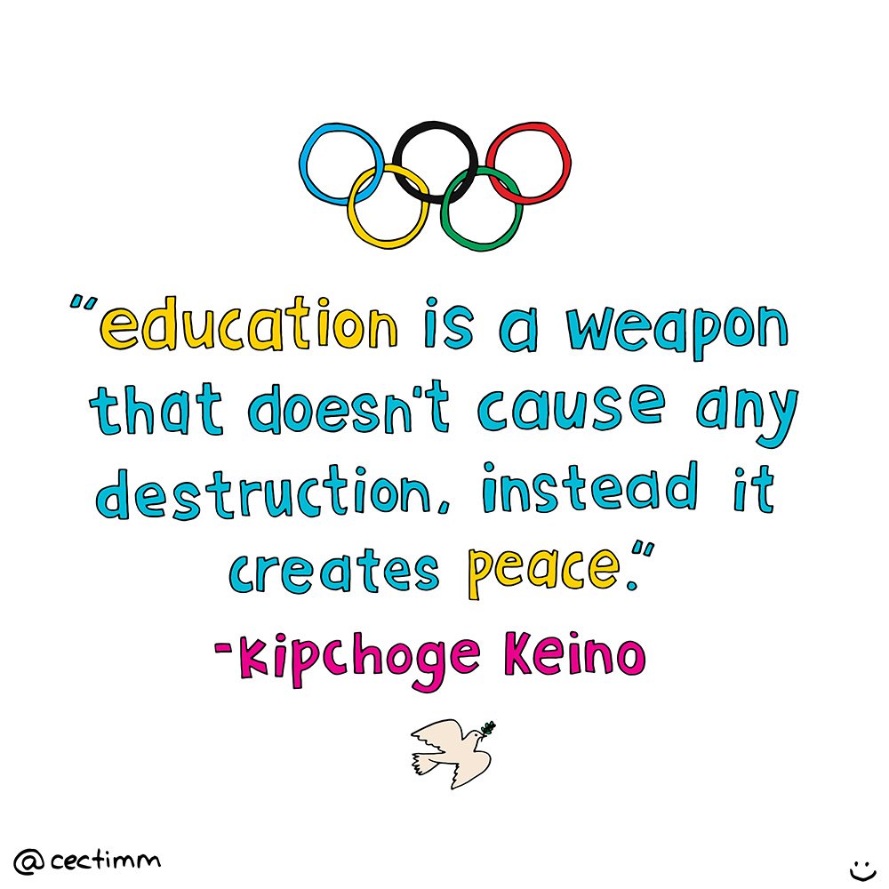 cectimm education quote Kipchoge Keino Olypics 2016.jpg