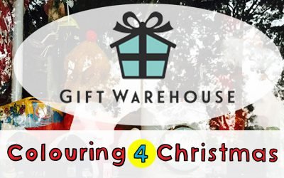 Colouring for Christmas is in stock at Gift Warehouse