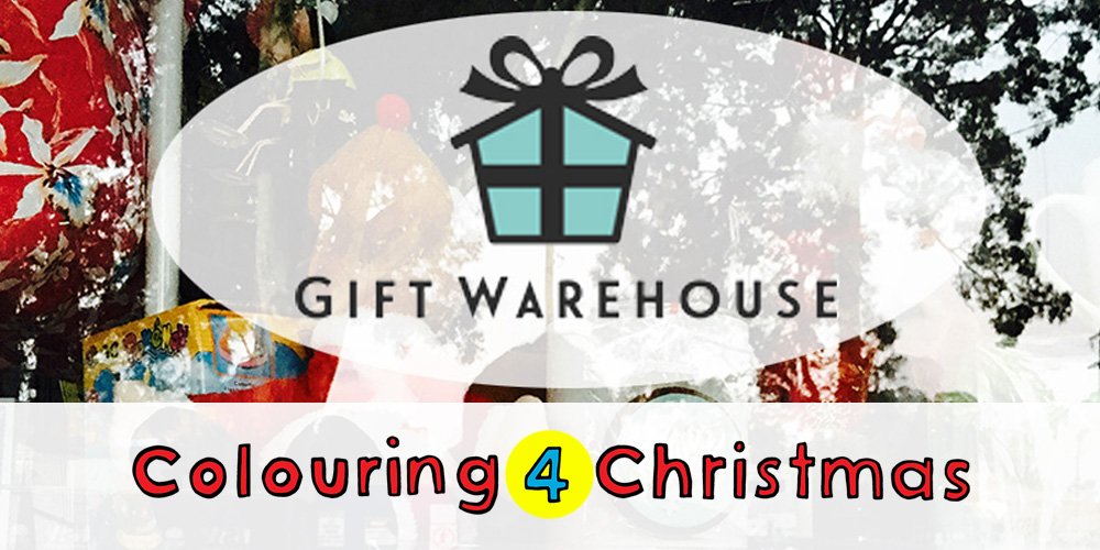 Colouring for Christmas is in stock at Gift Warehouse